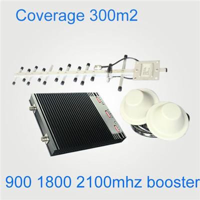 27dBm gsm/cdma/wcdma 800 900 1800 1900 2100 Dual band 2G/3G Wireless signal booster repeater from China