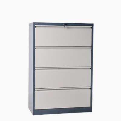 Commercial furniture KD structure steel 4 drawer filing cabinet