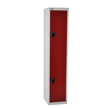 2016 new design steel 2 door steel locker with hanging rod