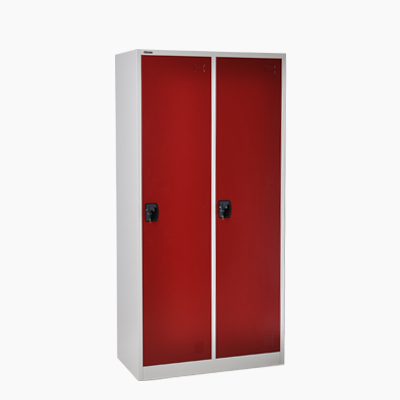 small packing cheap kd metal double door clothes cabinet