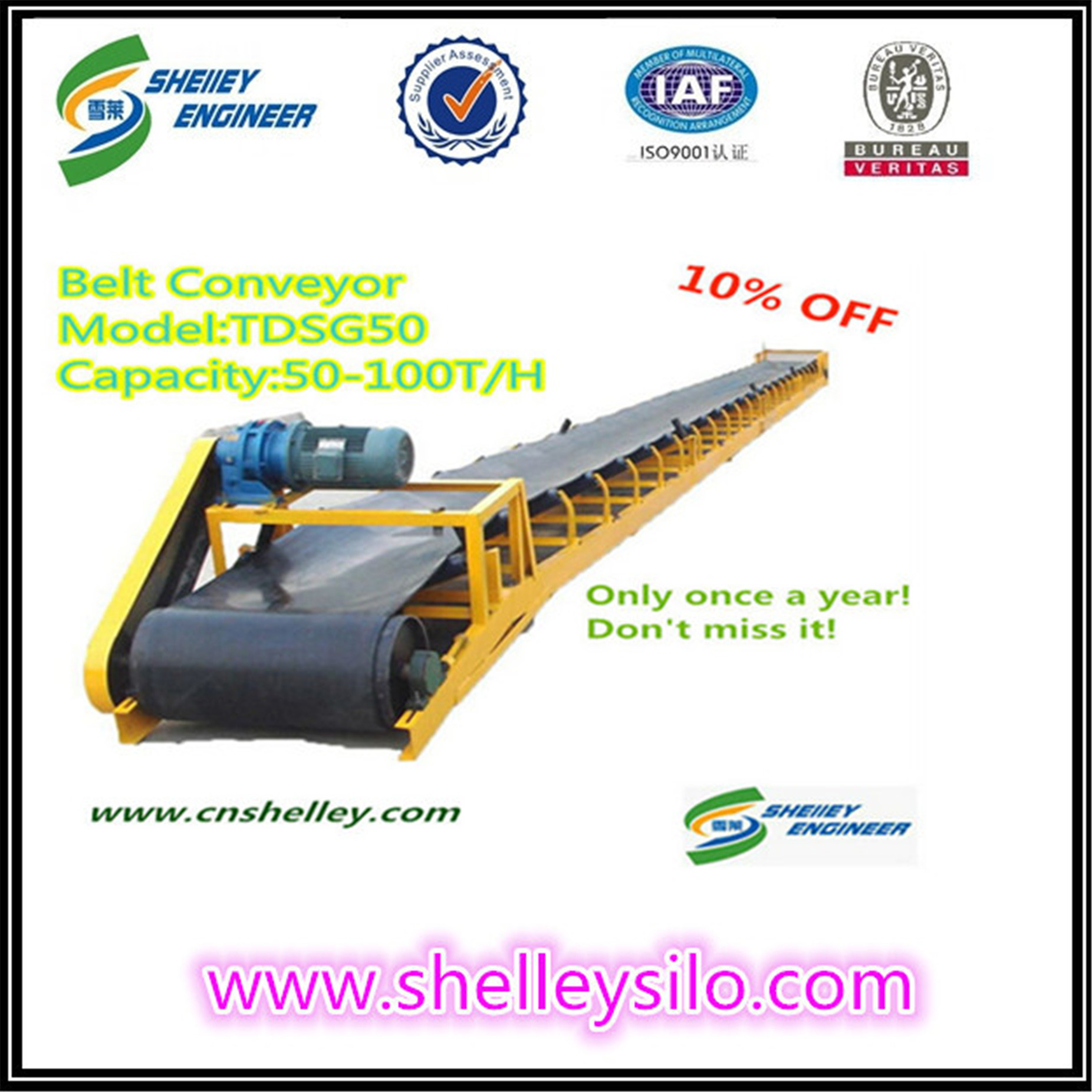 long grain belt conveyors sale