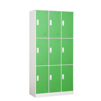 Factory High Quality changing room 9 Doors Steel Storage Lockers With Cheap Price