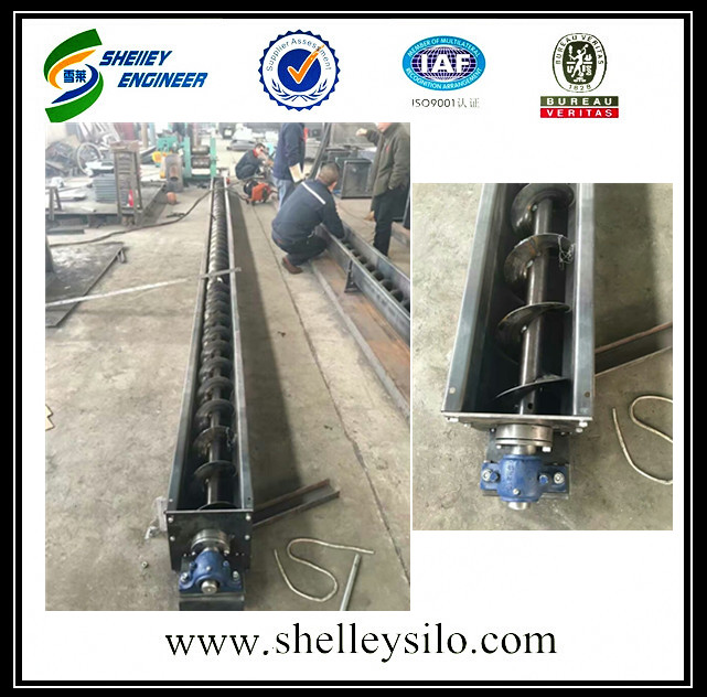 spiral auger screw conveyor for grain silo