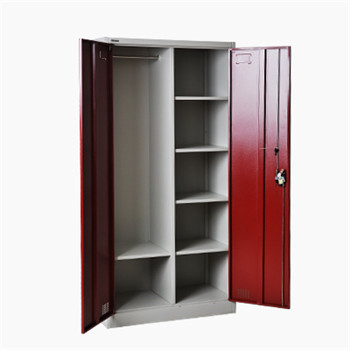 Bedroom godrej steel iron almirah cupboard designs with inside combintion lock chests