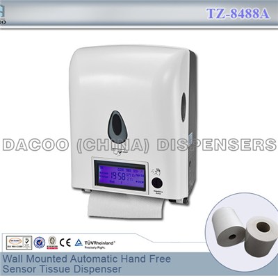 TZ-8488A Wall Mounted Automatic Hand Free Sensor Tissue Dispenser