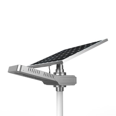 Good quality ISO9001 CE RoHS IP65 approved 50W Solar Panel Street Light with LiFePO4 battery