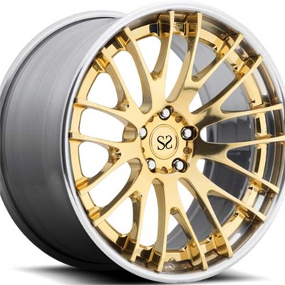 Gold 2PC Forged Wheel Rims