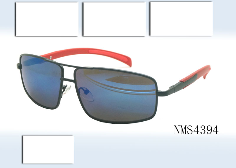 Fashion sunglasses with 100% UV protection lens, available in various colors and sizes