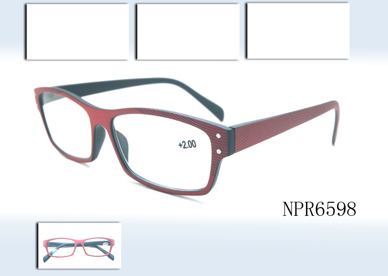 Reading glasses with special design pattern temples are durable, comfortable ;