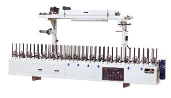 Aluminum ,MDF,wood/wooden line,pvc woodworking profile wrapping lamination machine 