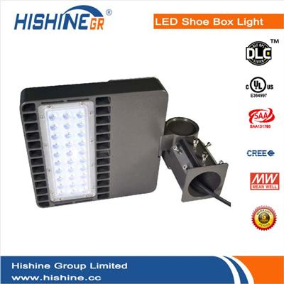 130lm/w Outdoor Led Shoebox Light 100w UL DLC Shoebox Led Light With 5 Years Warranty