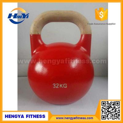 2017 New Type Wooden Handle Competition Kettlebell