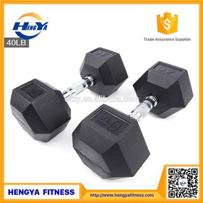 Hex Rubber Coated Dumbbell Manufacturers