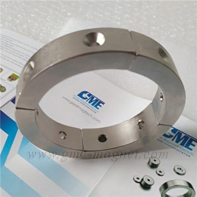 Arc Magnet With Countersunk Hole Generator Magnet Motor Magnet
