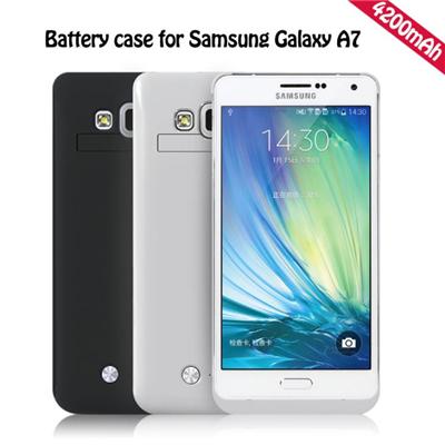 Hot Sale 4200mAh Laptop Rechargeable Cute Battery Power Case For Samsung Galaxy A7