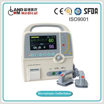 Portable Cardiac Monophasic Defibrillator Monitor