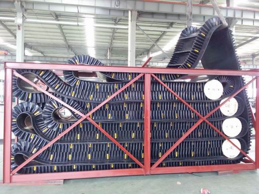  Port metallurgy sidewall conveyor belt