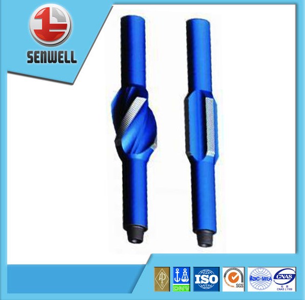 API standard AISI 4145H Mod forged straight stabilizer for drilling
