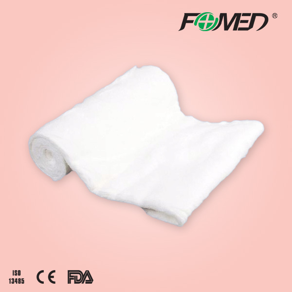 Highly absorbent Medical Cotton Wool for surgical use, wrapped in craft paper.