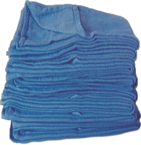 100% Cotton Medical absorbent O.R Blue Towel  Sewn, prewashed, de-linted and extra soft
