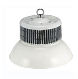 Fin factory lighting fixtures with fan cooling