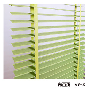 horizontal solid color manual new material curtain cloth venetian blinds for sun shade