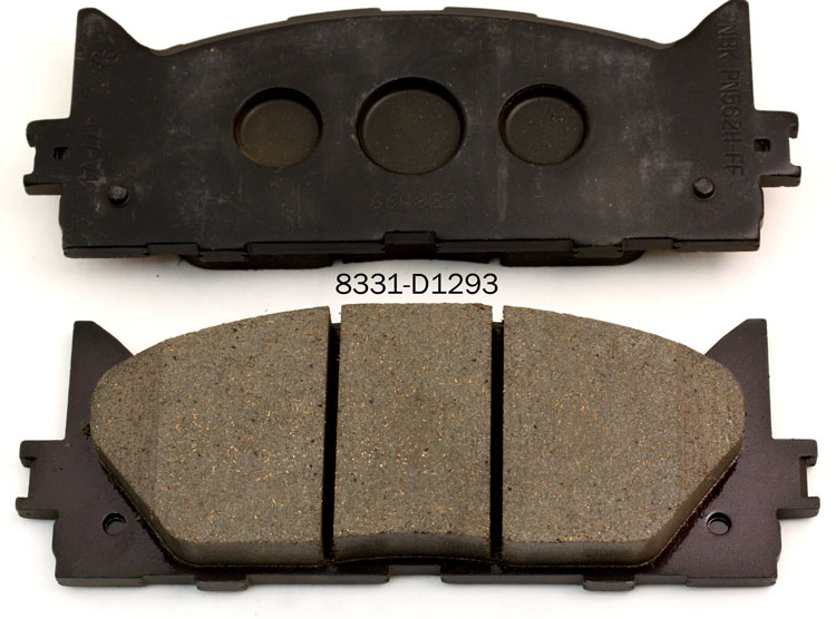 Auto spare parts  brake pad for TOYOTA Avalon Camry LEXUS ES RX series brake pad manufacturer