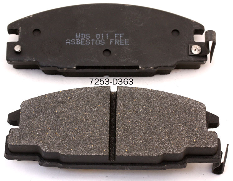 manufacturer brake pad for ISUZU PICK UP AMIGO I-MARK RODEO TROOPER 16 05 825 brake pad factory