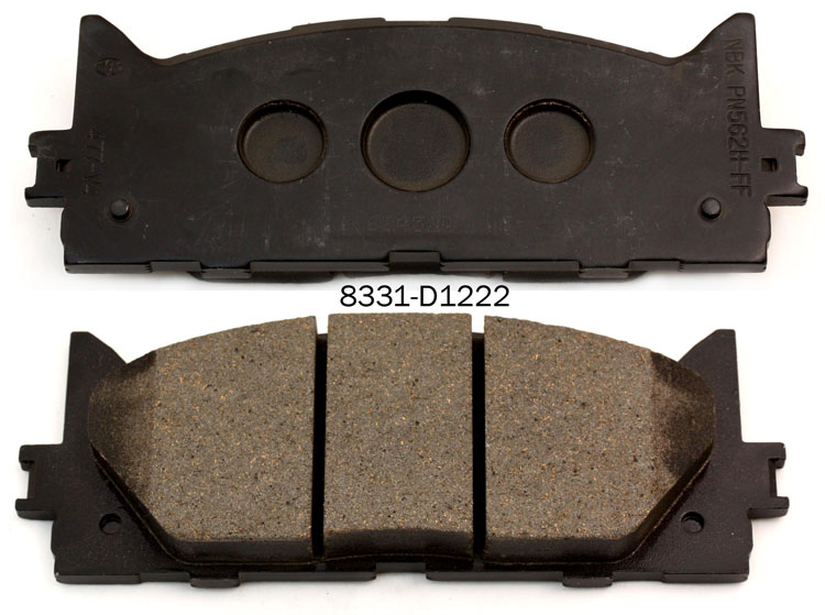 vector brake pads factory for TOYOTA CAMRY REIZ  brake pad manufacturers