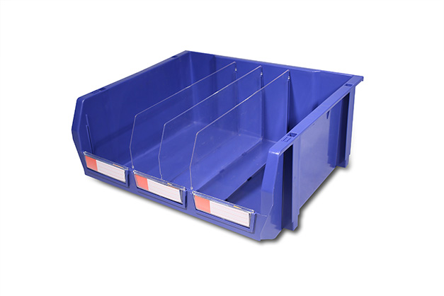 Leading stacking and hanging box for industrial storage and picking