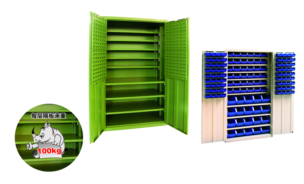 Strong safe tool cabinet of large load capacity