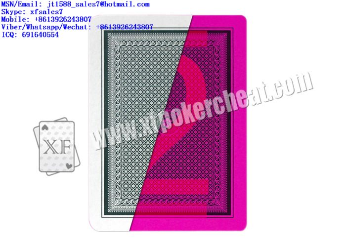 XF I-GRADE Plastic Playing Cards With Invisible Ink Markings For Lenses And Poker Scanner