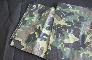 Chinese PE camouflage special tarpaulin cover   