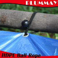  high quality plastic tarpaulin   accessories ball bungees elastic tie peg 