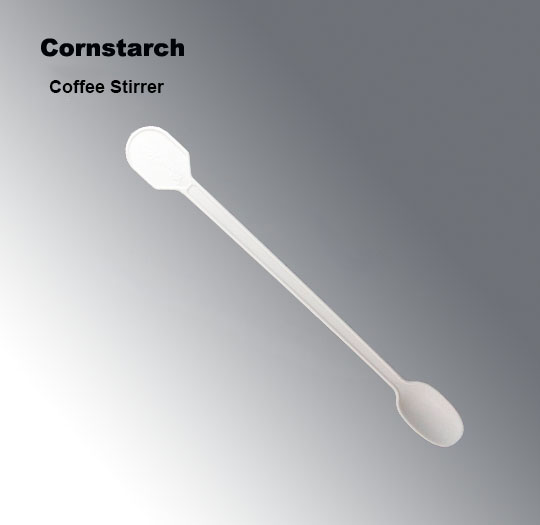 Good Quality Biodegradable Disposable Eco-friendly Cornstarch Coffee Stirrer