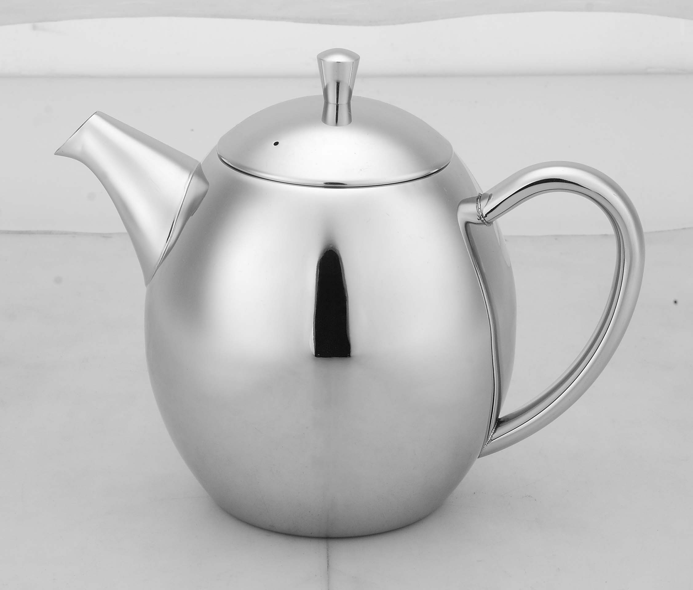 Double Wall Stainless Steel Tea pot/tea maker（infuser/Strainer）