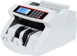 WHITE  LCD UV/MG MODEL FAKE NOTE DETECTOR,BANKNOTE COUNTING MACHIENS