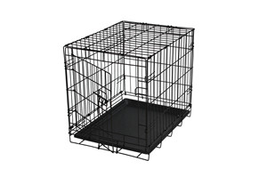 Foladble Metal Wire Dog Cage 30x22x24