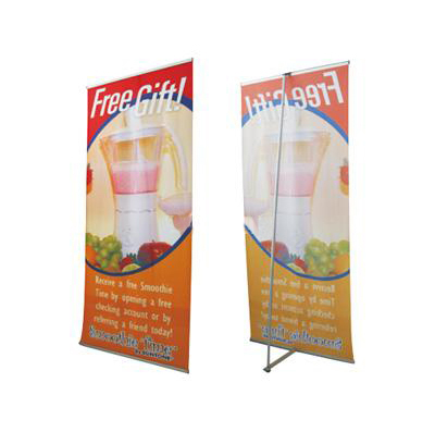 Stable quality protable advertising exhibition promotion L Stand classic