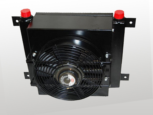 Plate fin aluminum hitachi excavator hydraulic oil cooler radiator with fan