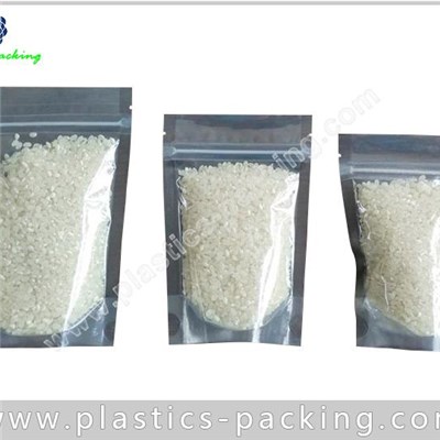 Euro Slot Stand Up Plastic Ziplock Bags Foil Stand Up Pouches For Food Packaging Bag Ziplock Top
