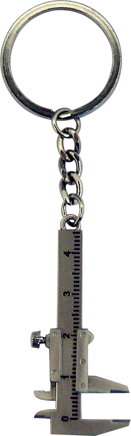 Vernier callipers keychain