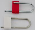 Smooth cuboid double channel padlock seal is easy to operate  padlock seal