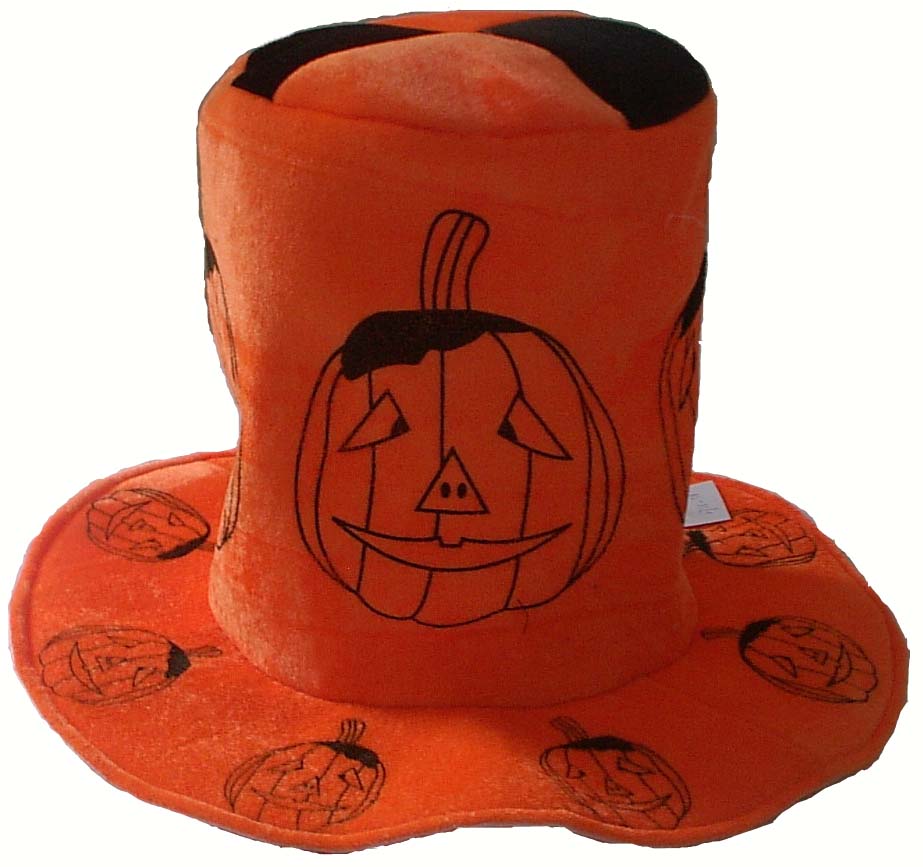 Hot selling customized  Fantastic Halloween pumpkin design hats witches hats pirate hat for halloween and party day with adults and kids 