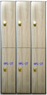 2  tiers doors HPL compact locker for office staff or gym