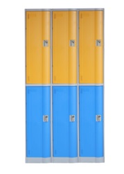 LE32-2 ABS engineering plastic hospital or water park locker cabinet 