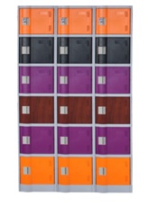 LE32-4 ABS engineering plastic gym storage locker