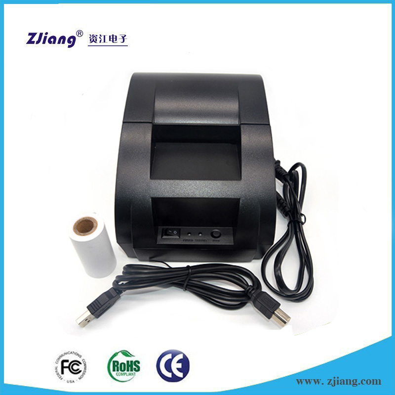 Mini supermarket 58mm thermal USB ticket receipt printer with free driver CD for small business 5890K