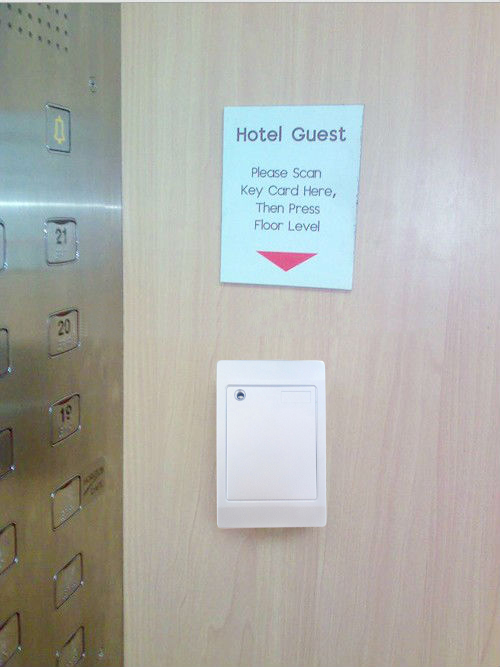 Lift elevator access control reader for hotel one card system