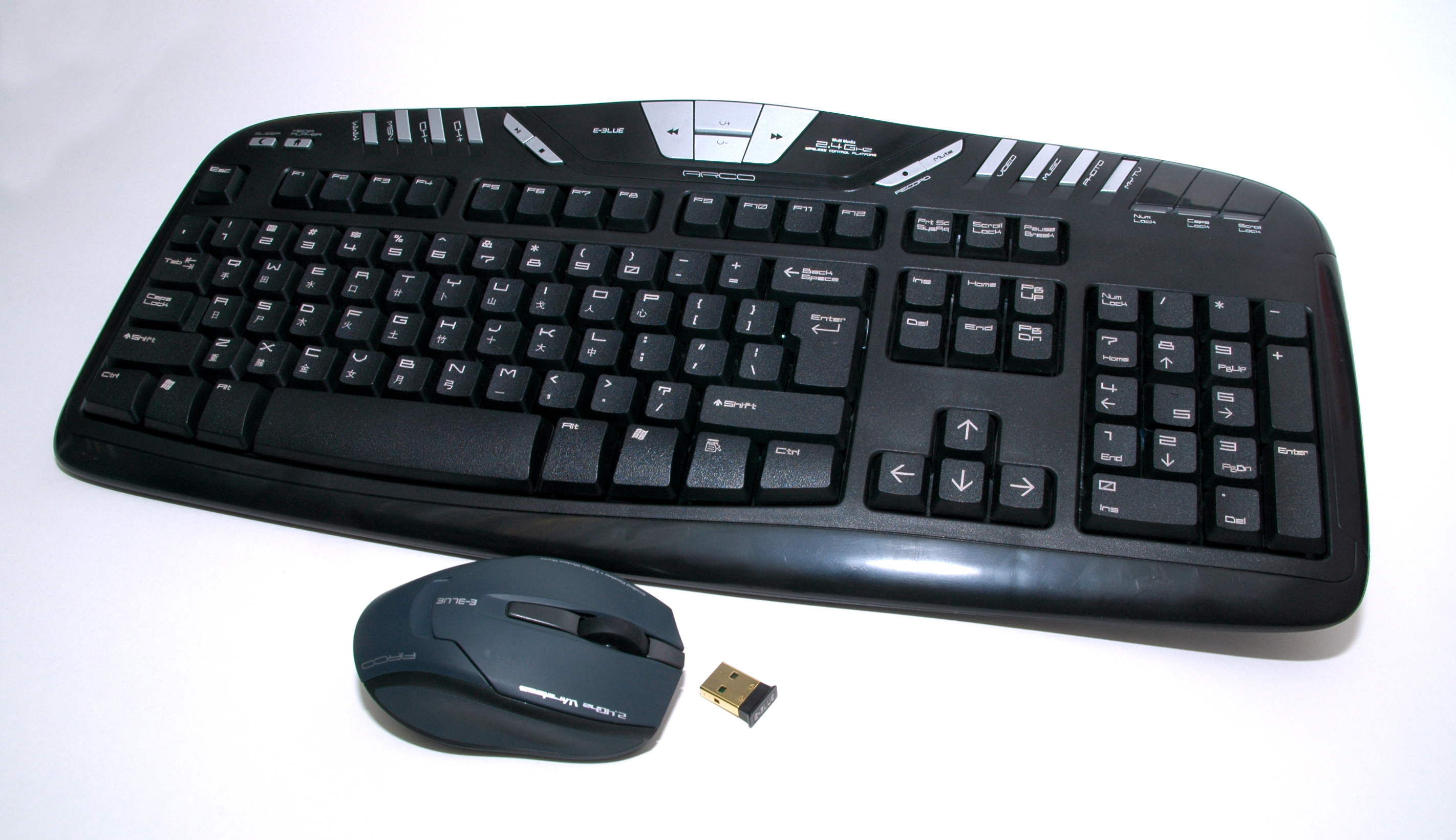Arco+ Laser 2.4G Wireless Keyboard + Laser Mouse Combo